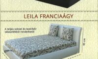 Leila franciaágy vagy ágykeret, , erősített rugós/vastaghabos