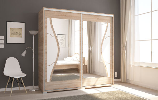 Diego tolóajtós gardrób