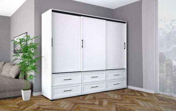 Trója tolóajtós gardrób